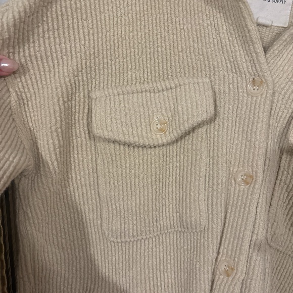 Thread & Supply Beige Ribbed Jacket - Picture 2 of 5